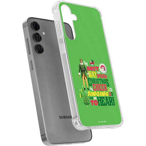 Elf Spread Christmas Cheer Galaxy S24 Plus Clear Case